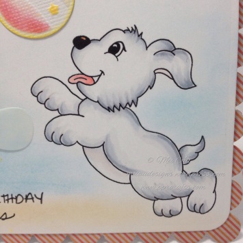 Stamp Art by Kathryn, Happy Puppy, Spellbinders Day Dreams